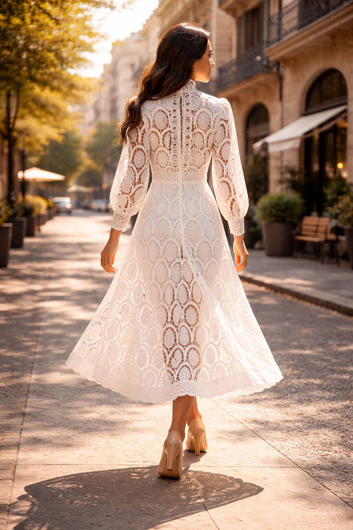 Valeria - Vestido de Encaje Romántico