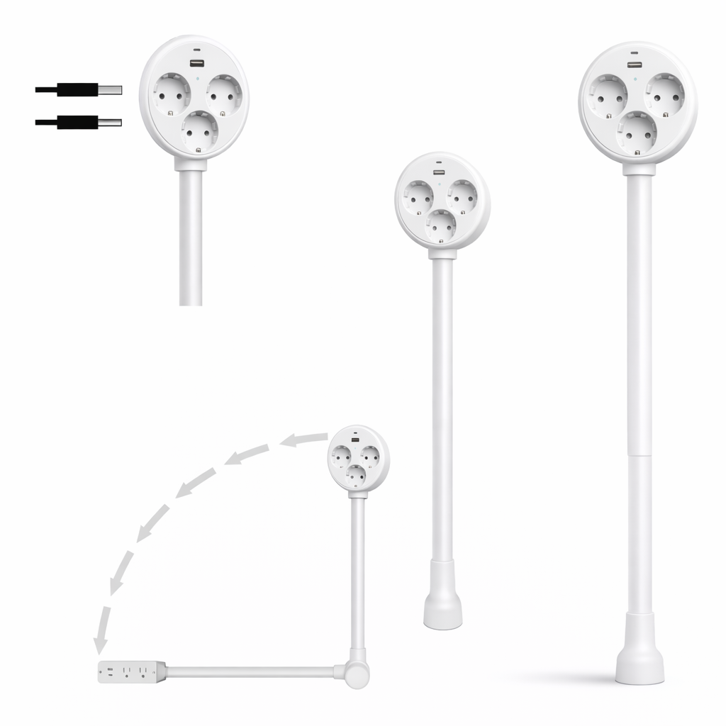 VoltFlex Hub | Multi-conexiones 5 en 1 solo adaptador.