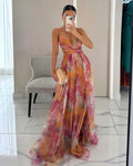 Giselle - Vestido largo floral