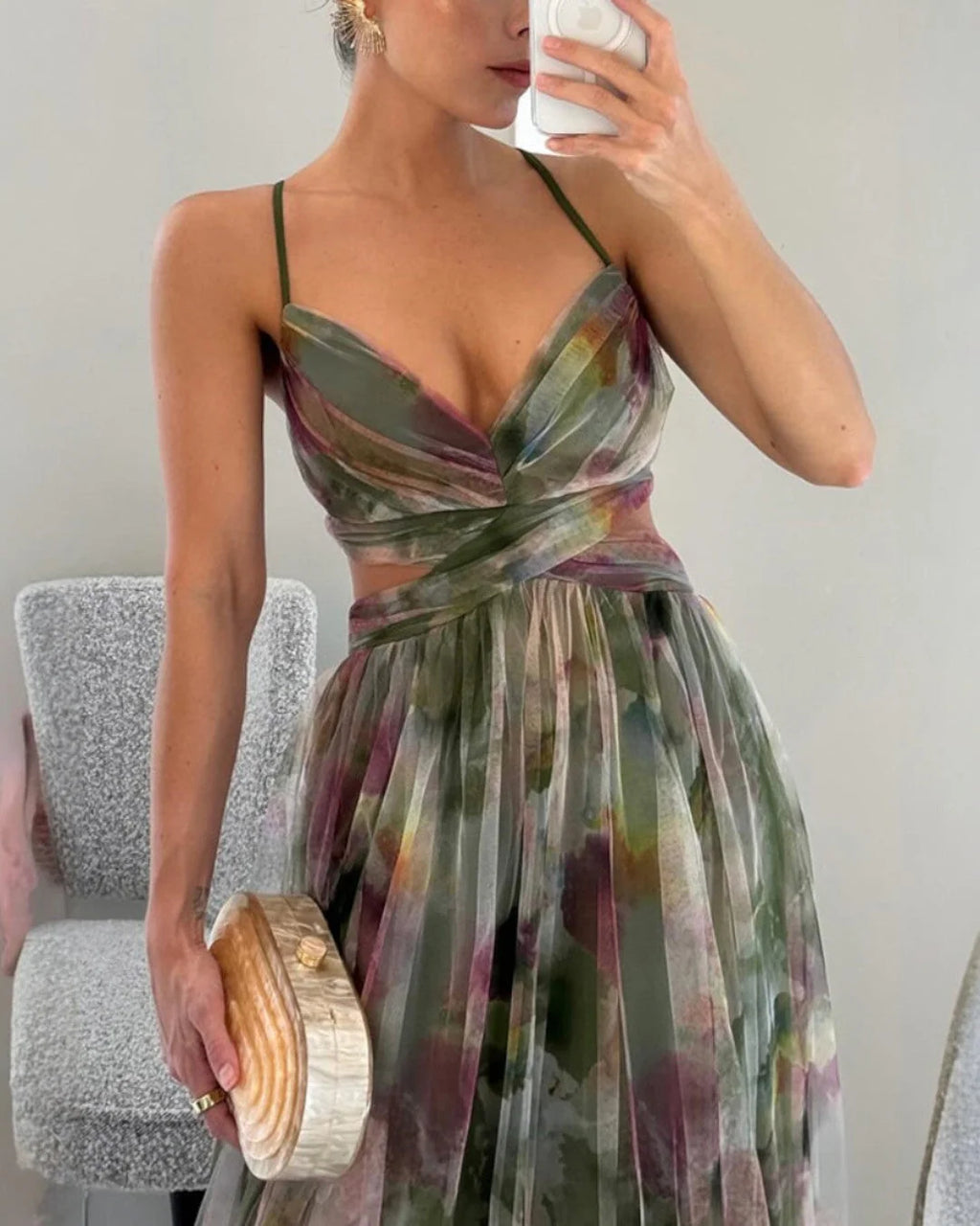 Giselle - Vestido largo floral