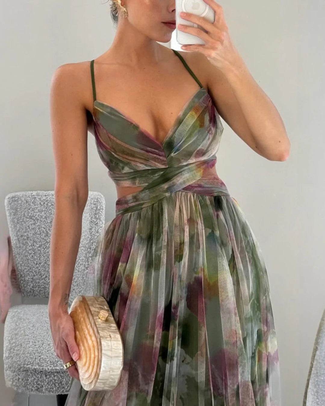 Giselle - Vestido largo floral