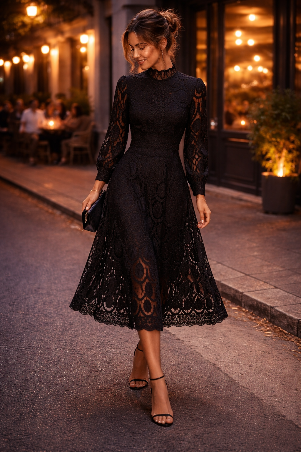 Valeria - Vestido de Encaje Romántico